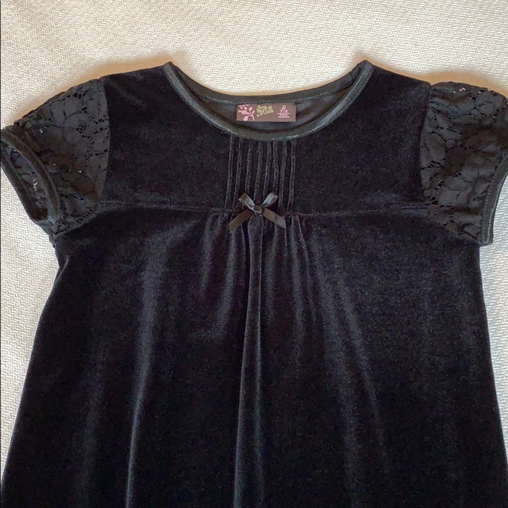 Ivy and Moon Velour Top
